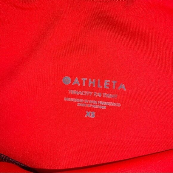 Athleta Tenacity 7/8 Tight Burgundy‎ Red XS PowerLift - Picture 13 of 14